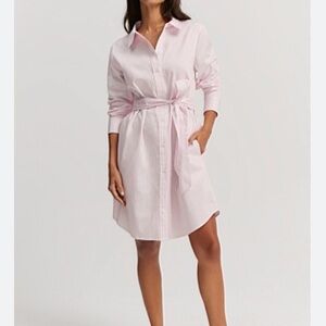 Etcetera Striped Shirt Dress
